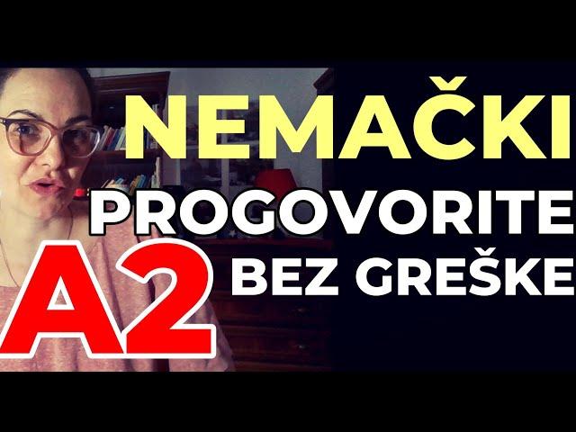 NEMAČKI AKTIVNO - PROGOVORITE NA A2 NIVOU BEZ GREŠAKA - BEZ NEPOTREBNIH STVARI - ODMAH UPOTREBI