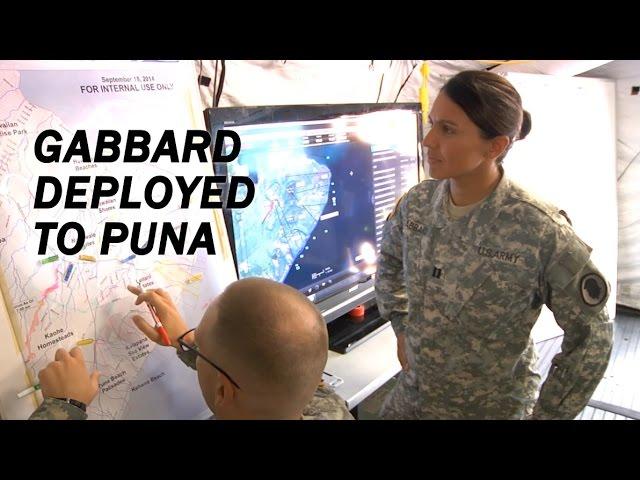 ARCHIVE (Nov. 4): Tulsi Gabbard's Puna Lava Flow Deployment