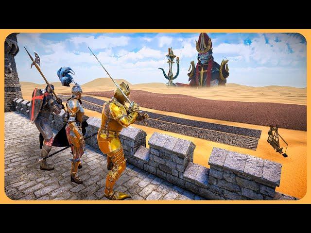 2,500,000 MILLION Undead ARMY Attacks Medieval Castle - Ultimate Epic Battle Simulator 2 (4K)