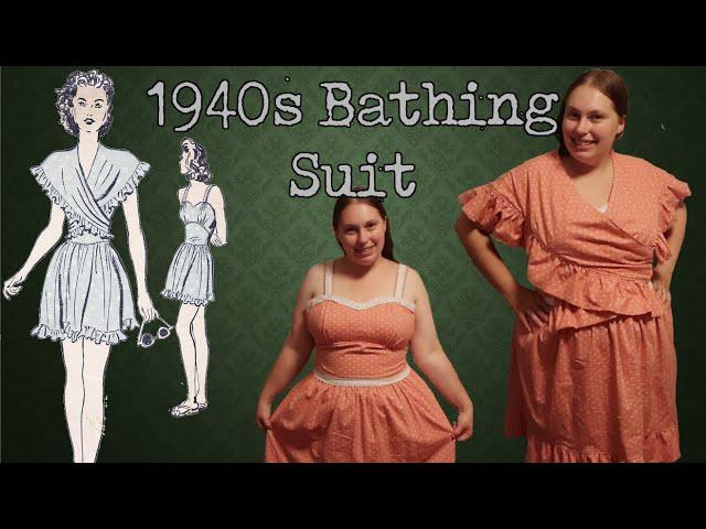 A 1940s Inspired Bathing Suit || Dressing the 20th Century Woman