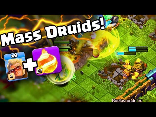 MASS DRUID is going to DOMINATE Legend's League this season | Druid Attack CoC