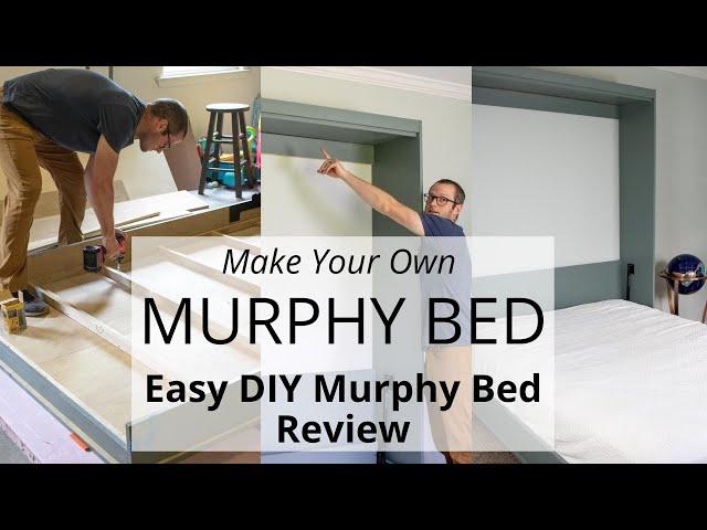 How We Made Our Own Murphy Bed | Easy DIY Murphy Bed Review