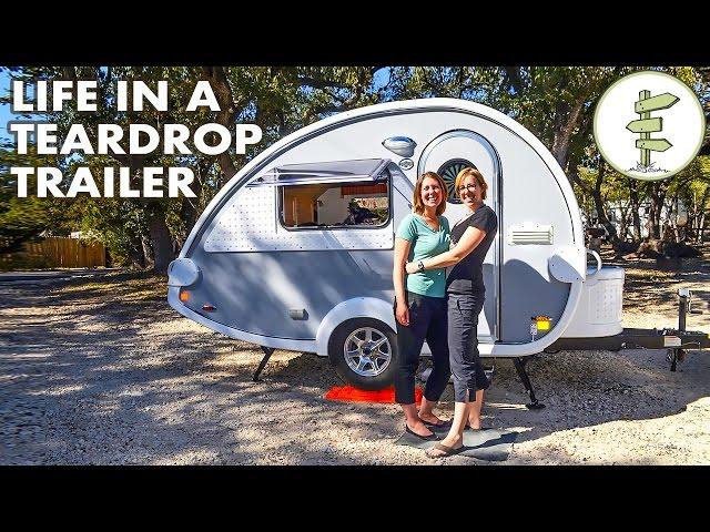 Couple Sells San Francisco House to Live in a Tiny Teardrop Camper Trailer