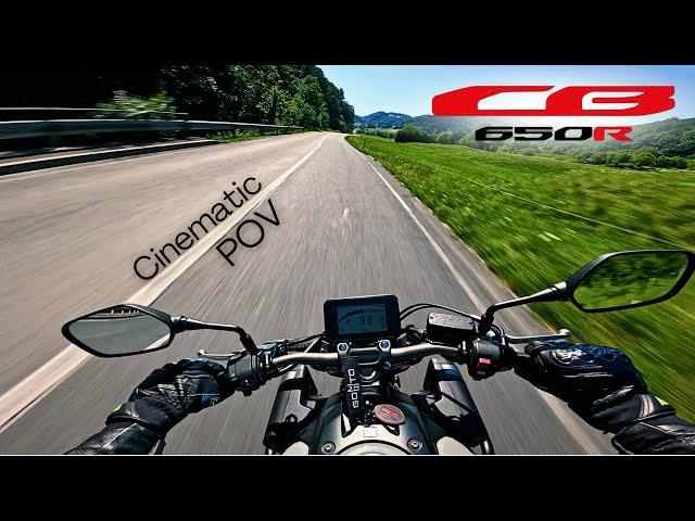 2024 Honda CB650R | Beautiful Valley POV Ride | Beginner Rider