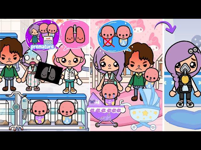 Premature Twins Were Separated At Birth By Their Dad | Toca Life Story | Toca Boca