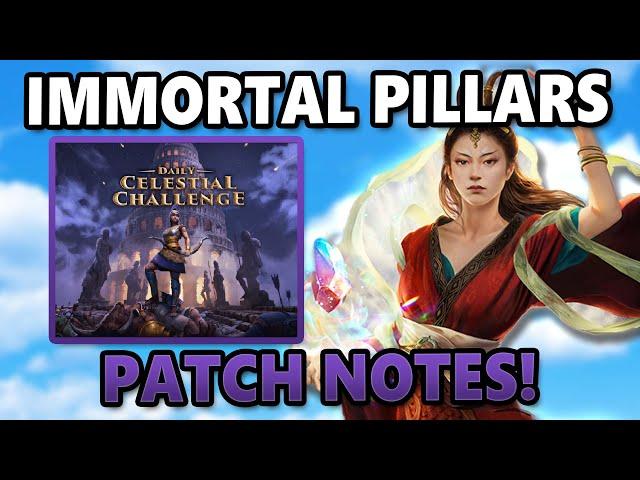 Another Balance Patch & New Game Mode! Immortal Pillars