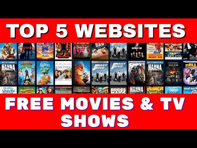 Top 5 Websites for FREE MOVIES & TV SHOWS ! *Fully legal*