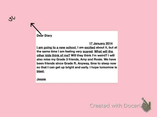 Flipped Lesson: How to Write a Diary Entry