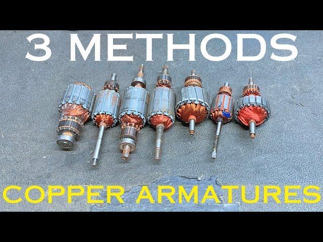 How to Scrap Copper Armatures Easily