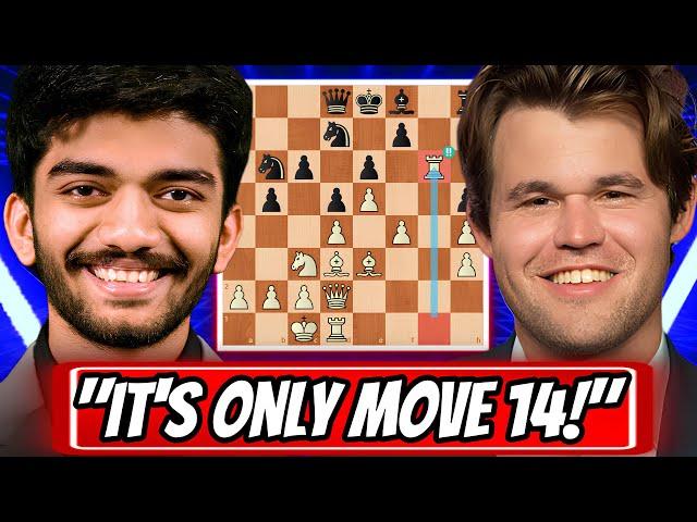 Magnus Carlsen SHOCKED By Gukesh NUCLEAR ROOK SACRIFICE! (Hikaru Left SPEECHLESS!)