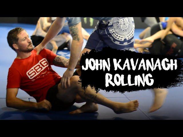 Coach John Kavanagh Rolling In His BJJ Class