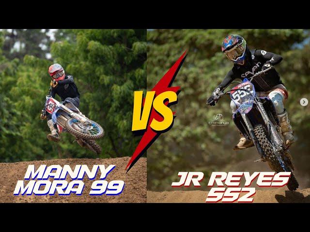 Manny Mora 99 Vs Jr Reyes La Mejor Carrera de Motocross Mx que podras VER en Tu VIDA