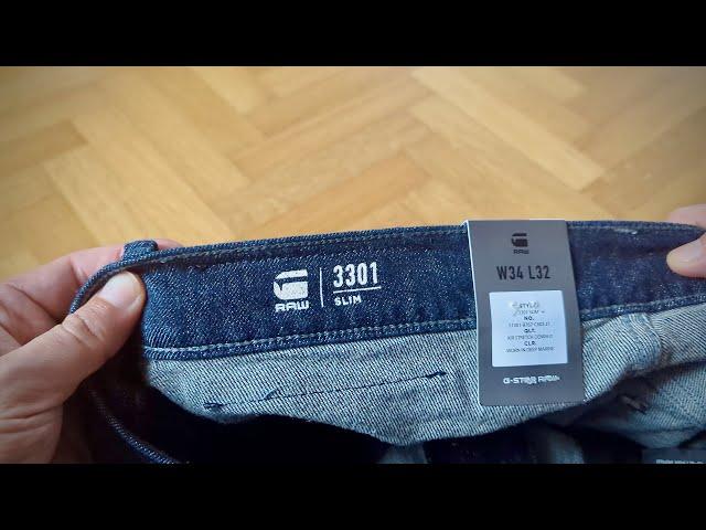 G-star Raw 3301 slim jeans