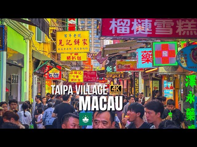 Macau — Taipa Village Walking Tour【4K】