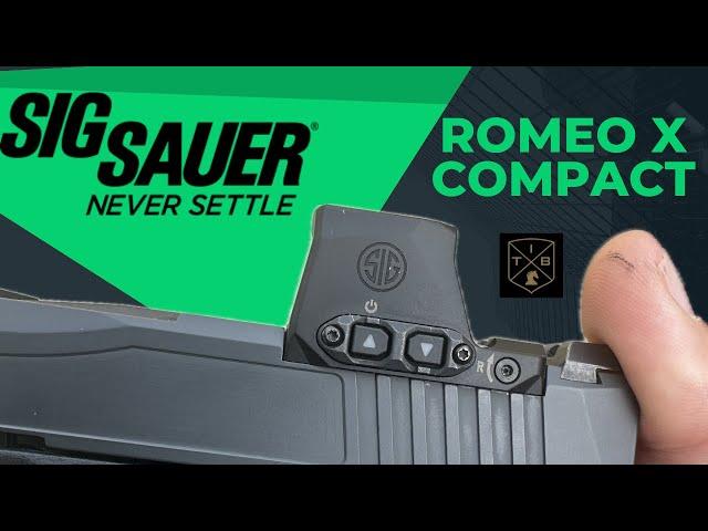 Sig Sauer Romeo-X Compact Pistol Red Dot