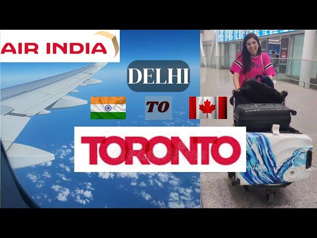 Horrible Air India Flight | Delhi to Toronto | AI 187 | India To Canada | Economy | Vlog 2024