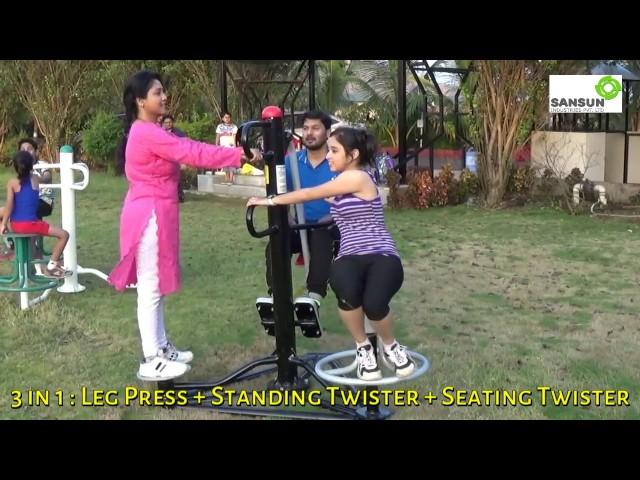 Leg Press  Standing Twister  Seating Twister