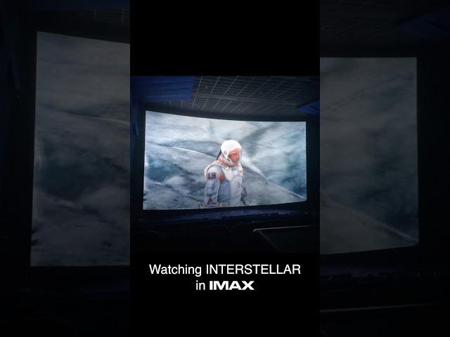 watching #interstellar at india’s biggest @imaxmovies #imax #cinema