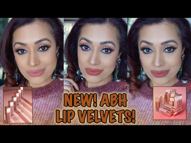 REVIEW: NEW! Anastasia Beverly Hills Lip Velvet + LIP SWATCHES! 