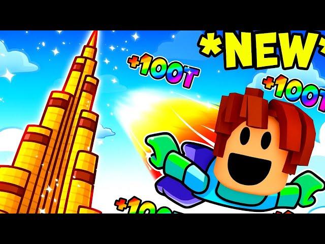 Making QUADRILLIONS in Roblox Climb and Jump Tower (Burj Khalifa Update)