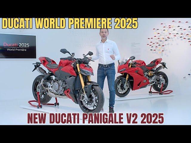 Ducati World Première 2025 | The Lightest Panigale of All Time |New Ducati Panigale V2 2025