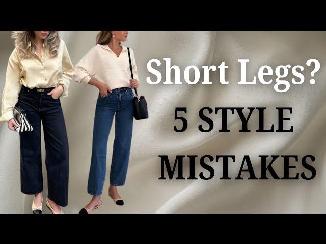 5 Style Mistakes Short-Legged Women Should Avoid |