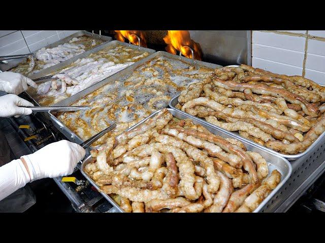 Special and Popular Korean Cuisine! Grilled Beef Intestine, Gopchang - Korean Street Food