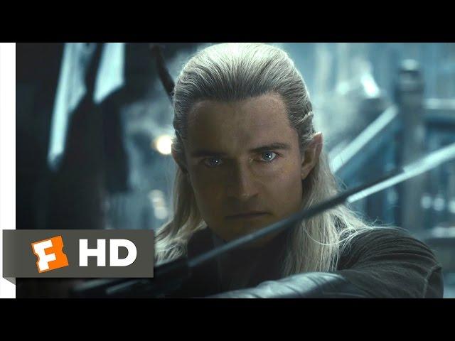 The Hobbit: The Desolation of Smaug - Legolas vs. the Orcs Scene (8/10) | Movieclips