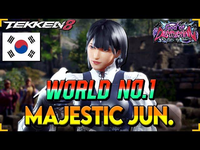 Tekken 8 ▰ PTJ World No. 1 JUN Kazama Majestic Gameplay Is BROKEN!
