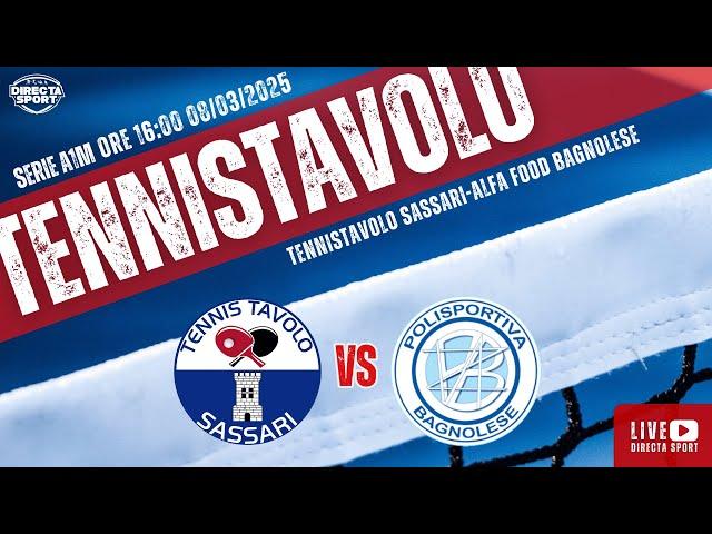 Tennistavolo A1M - Tennistavolo Sassari-Alfa Food Bagnolese (4-0)