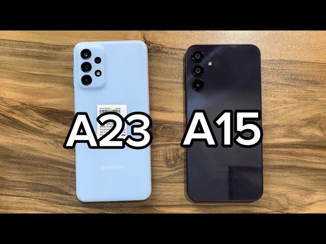 Samsung Galaxy A23 vs Samsung Galaxy A15