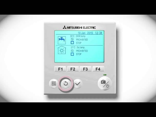 Mitsubishi Electric Ecodan FTC5 - Initial set up