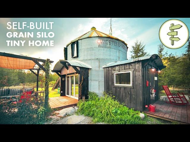 Grain Silo Converted into Amazing Off-Grid Tiny House – FULL TOUR