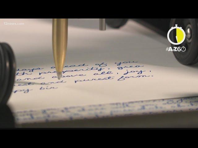 AtoZ60: Business mass-produces hand-written notes with robots