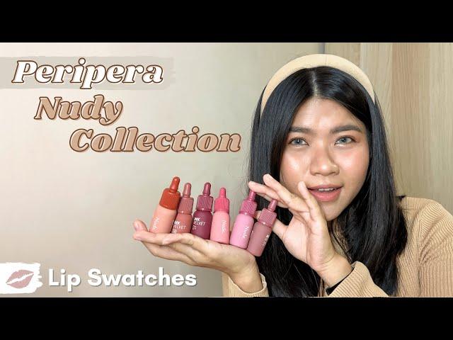 Peripera Ink The Velvet Nudy Collection | Swatches for 25, 27, 28, 29, 30 and 31