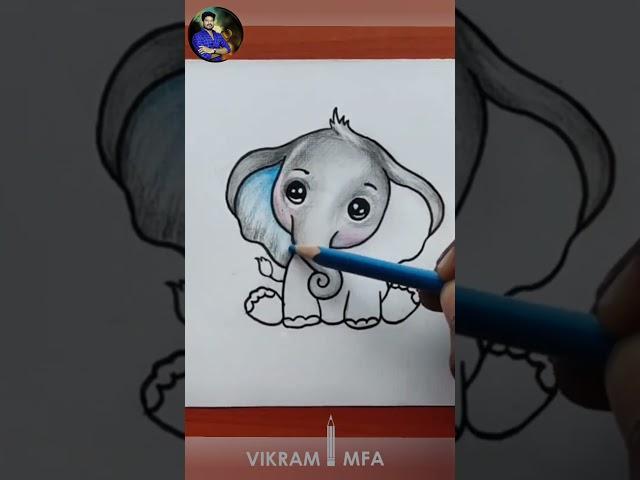 How to Draw an Elephant easy step by step