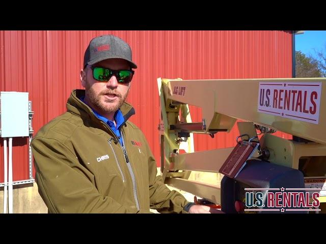 U.S. Rentals: JLG 350 Towable Boom Lift Tutorial