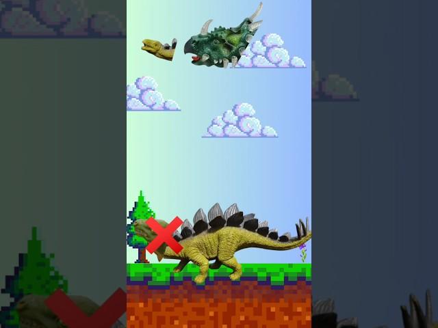 Stegosaurus Vs Triceratops Vs Dimetrodons Head!!! #dinosaur #triceratops #stegosaurus