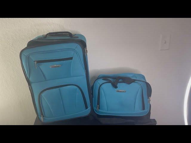 Rockland Fashion Softside Upright Luggage Set Review