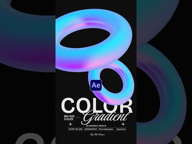 Create Gradient Textures for 3D Motion Graphics in After Effects
