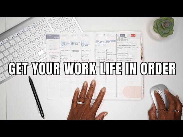 Balancing Work and Personal Life: Work Planner Spread Ideas