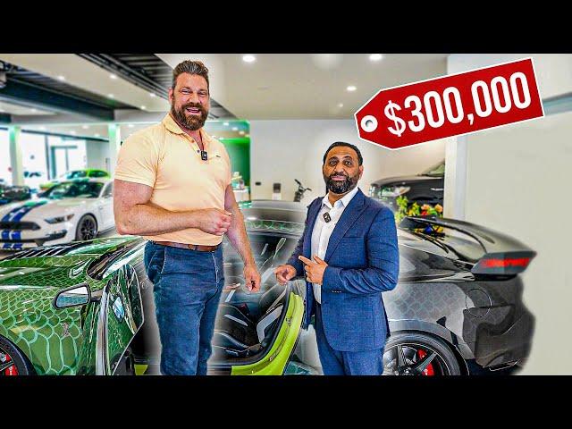 Does Worlds Tallest Bodybuilder fit in a Sports Car? (The Dutch Giant)