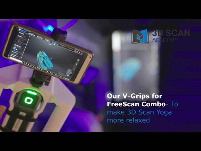 3D Scan Academy V-Grips for Shining 3D FreeScan Combo