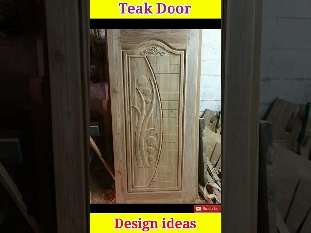 Teak Door Design Ideas for Residential Building।।