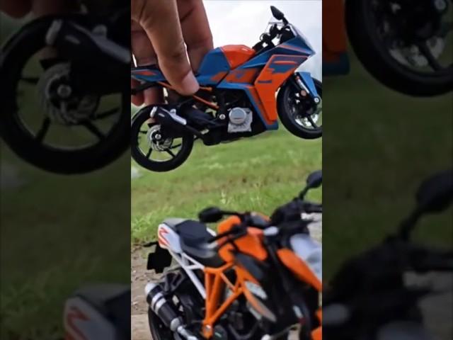 Diecast Model of KTM RC 390 Bike #shorts #bike #ktmrc390 #motorcycle