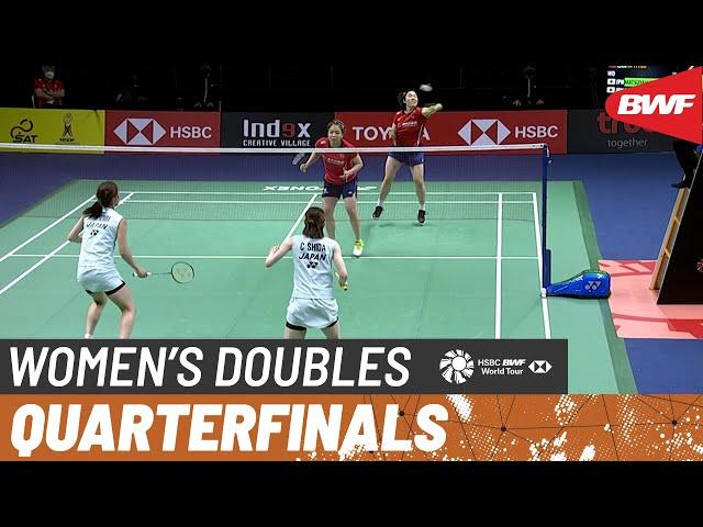 GR TOYOTA GAZOO RACING Thailand Open 2022 | Chen/Jia (CHN) [1] vs. Matsuyama/Shida (JPN) [6] | QF