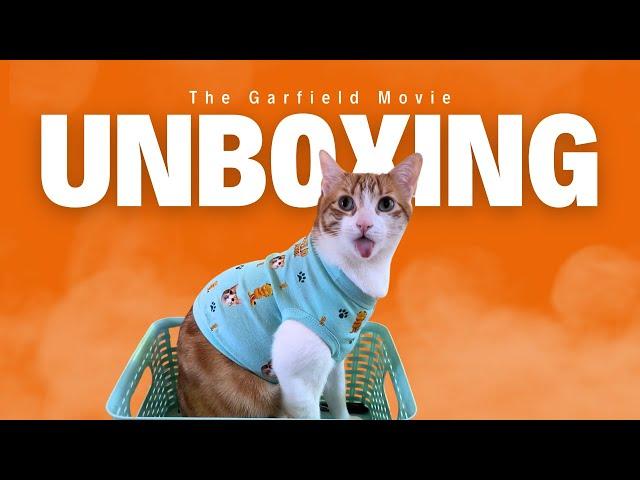 THE GARFIELD MOVIE UNBOXING • Featuring Dave Gandalf, & Natilla