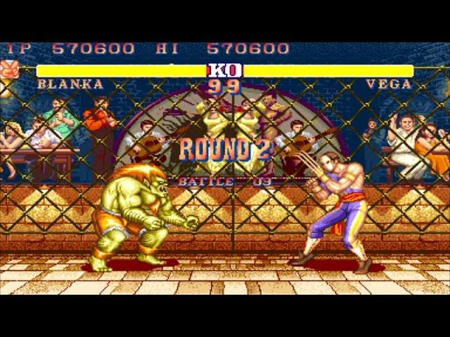 Street Fighter II: The World Warrior - Blanka (Arcade) Hardest