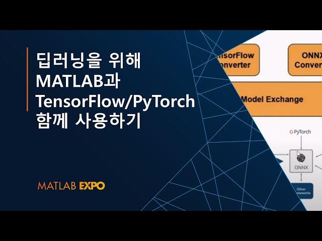 딥러닝을 위해 MATLAB과 TensorFlow/PyTorch 함께 사용하기