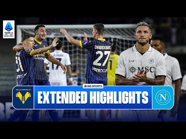 Hellas Verona vs. Napoli: Extended Highlights | Serie A | CBS Sports Golazo